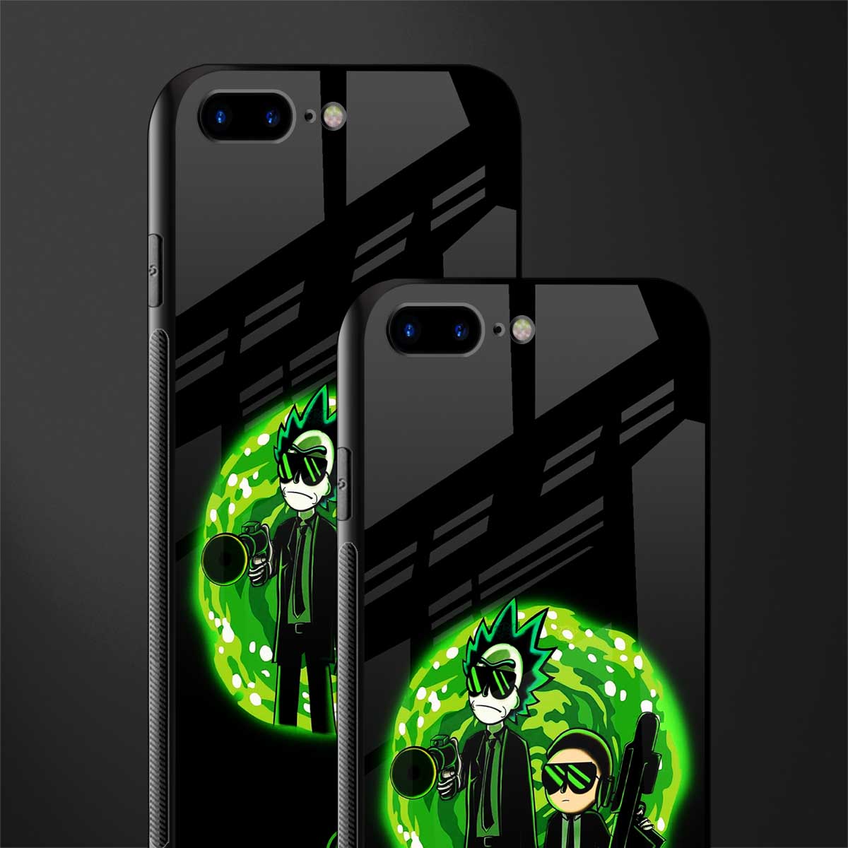 rick and morty schwifty glass case for iphone 7 plus image-2
