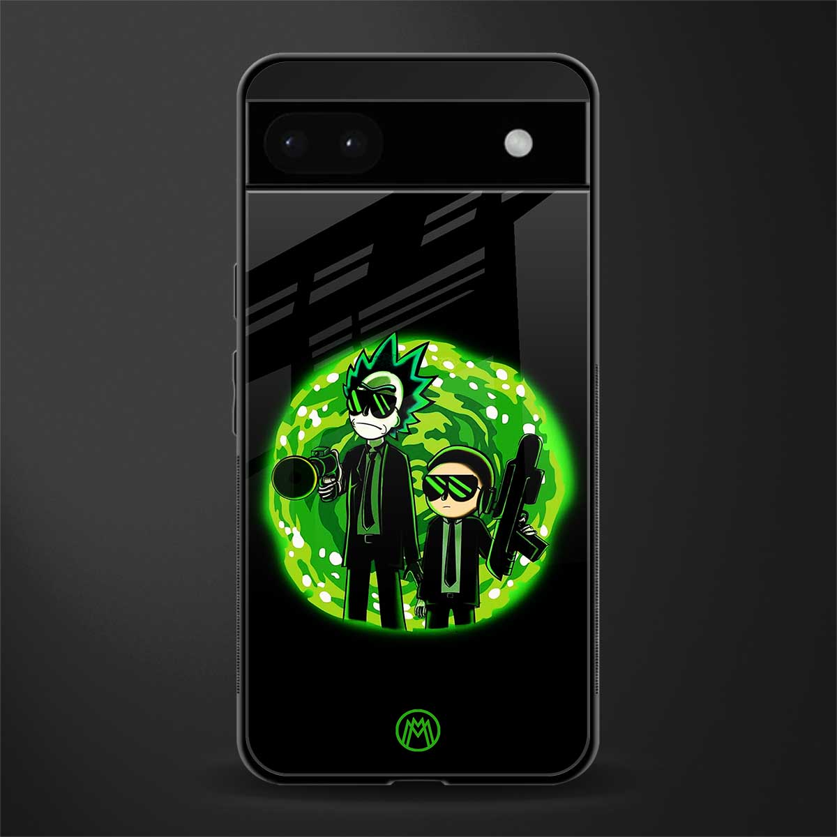 rick and morty schwifty back phone cover | glass case for google pixel 6a