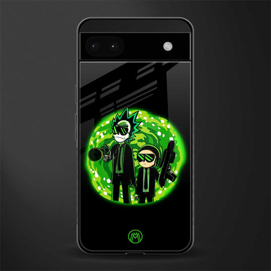 rick and morty schwifty back phone cover | glass case for google pixel 6a