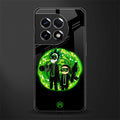 rick and morty schwifty back phone cover | glass case for oneplus 11r
