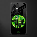 rick and morty schwifty back phone cover | glass case for oneplus nord ce 3 lite