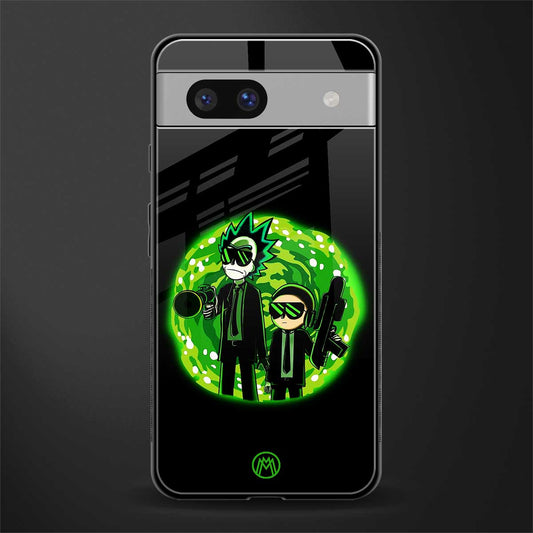 rick and morty schwifty back phone cover | glass case for Google Pixel 7A
