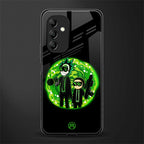 rick and morty schwifty back phone cover | glass case for samsung galaxy a14 5g