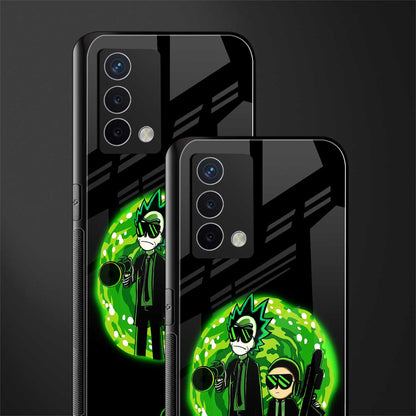 rick and morty schwifty back phone cover | glass case for oppo a74 4g