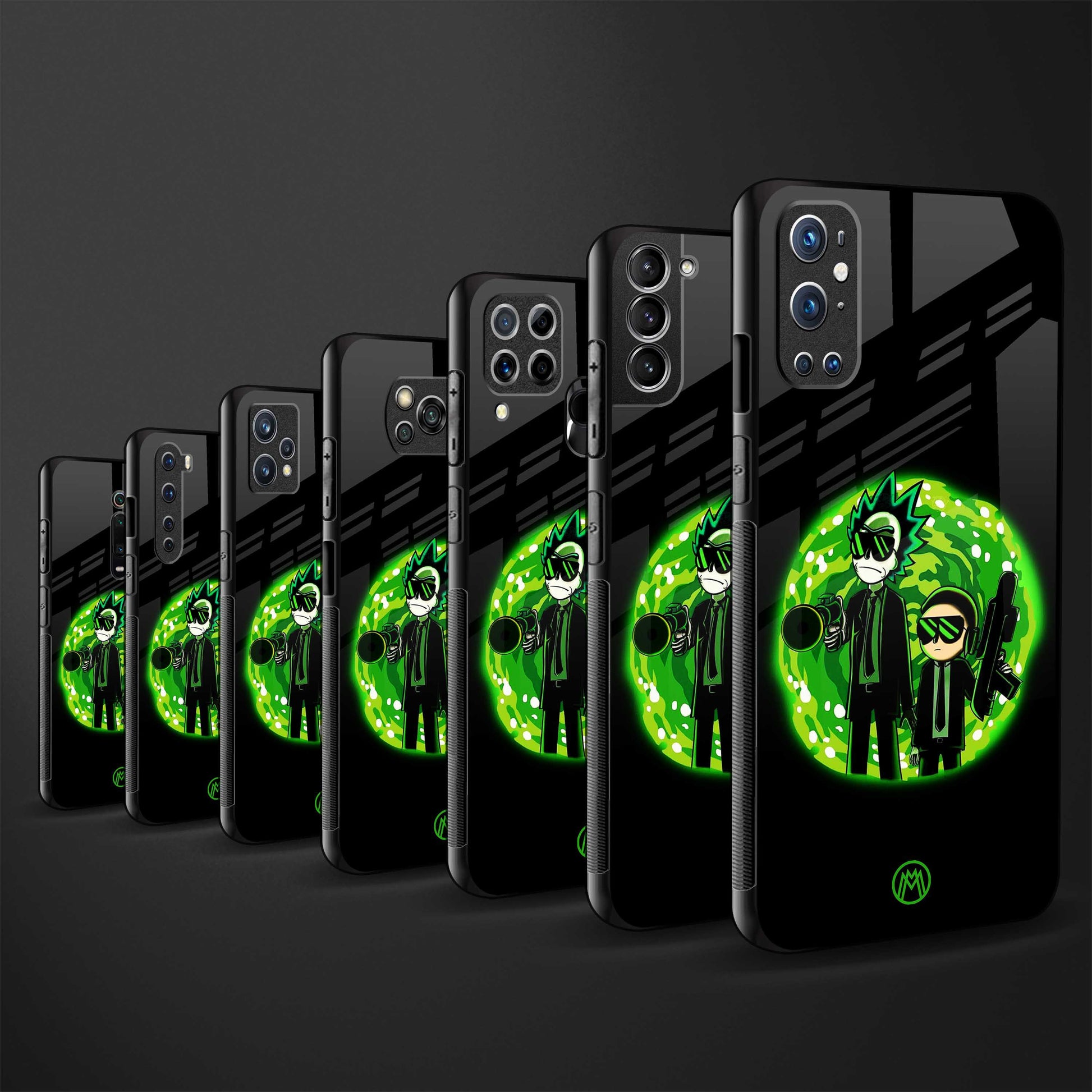 rick and morty schwifty glass case for vivo v20 image-3