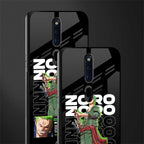 roronoa zoro glass case for oppo f11 pro image-2