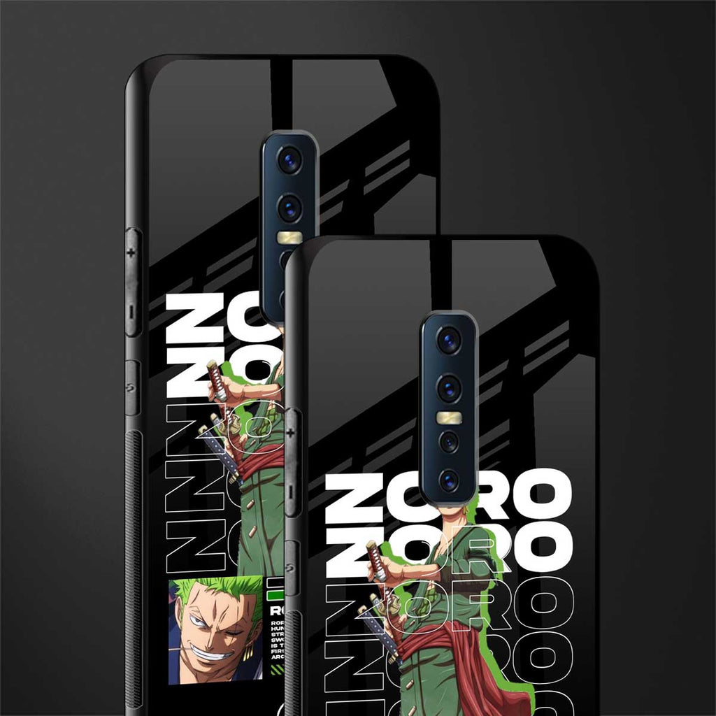 roronoa zoro glass case for vivo v17 pro image-2