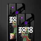 roronoa zoro glass case for realme 5 image-2