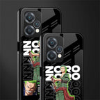 roronoa zoro back phone cover | glass case for realme 9 pro 5g