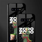 roronoa zoro glass case for samsung galaxy s10 image-2