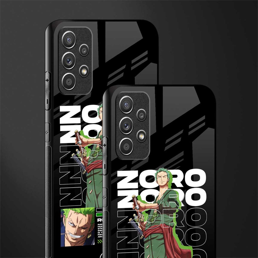 roronoa zoro glass case for samsung galaxy a52s 5g image-2
