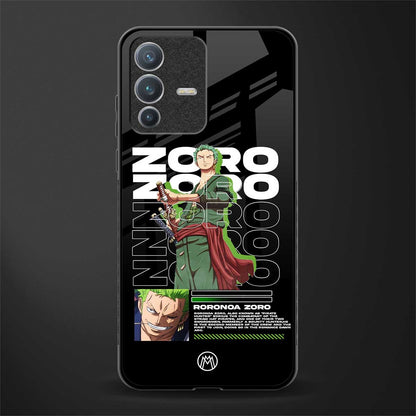 roronoa zoro glass case for vivo v23 pro 5g image