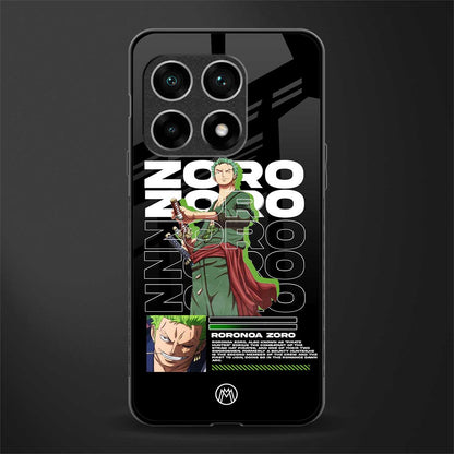 roronoa zoro glass case for oneplus 10 pro 5g image