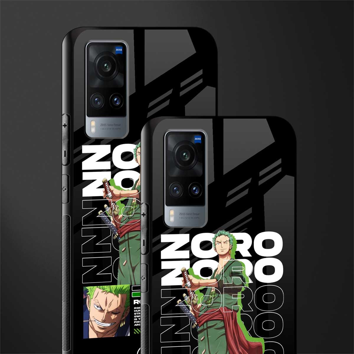 roronoa zoro glass case for vivo x60 image-2