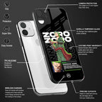 roronoa zoro back phone cover | glass case for redmi note 11 pro plus 4g/5g