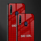 sad girl glass case for vivo z1 pro image-2