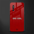 sad girl glass case for vivo v15 pro image