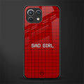 sad girl glass case for mi 11 lite image