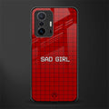 sad girl glass case for mi 11t pro 5g image