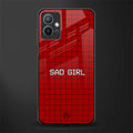 sad girl glass case for vivo t1 5g image