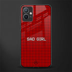 sad girl glass case for vivo t1 5g image