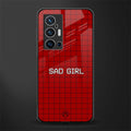 sad girl glass case for vivo x70 pro plus image