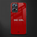 sad girl glass case for oppo reno7 pro 5g image