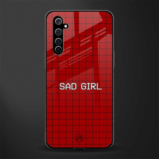 sad girl glass case for realme x50 pro image