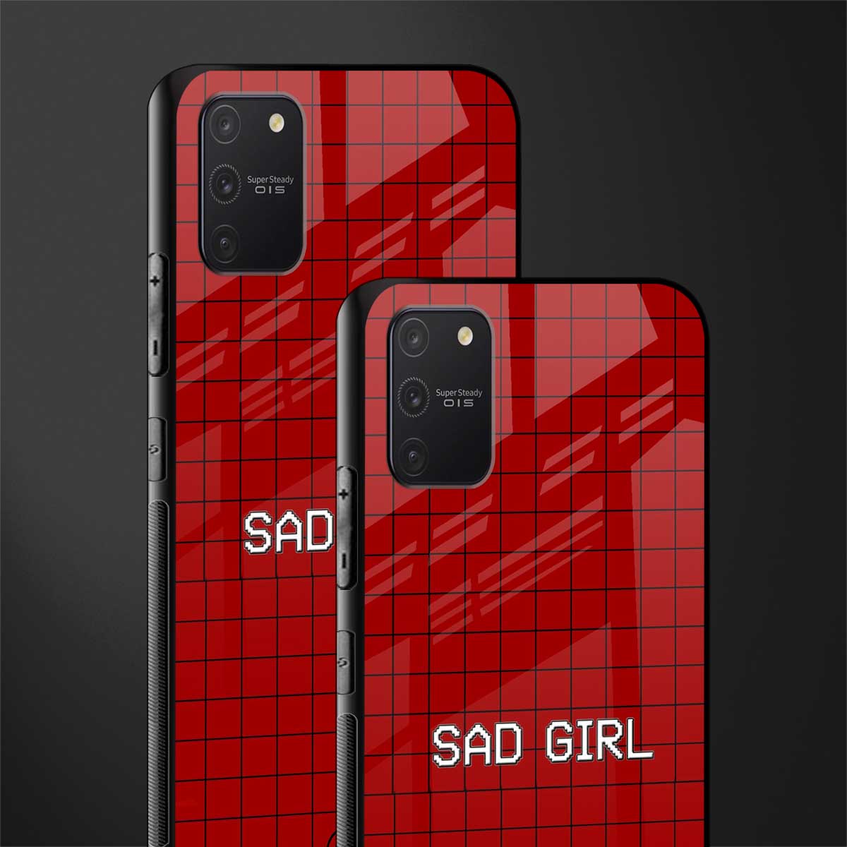 sad girl glass case for samsung galaxy a91 image-2
