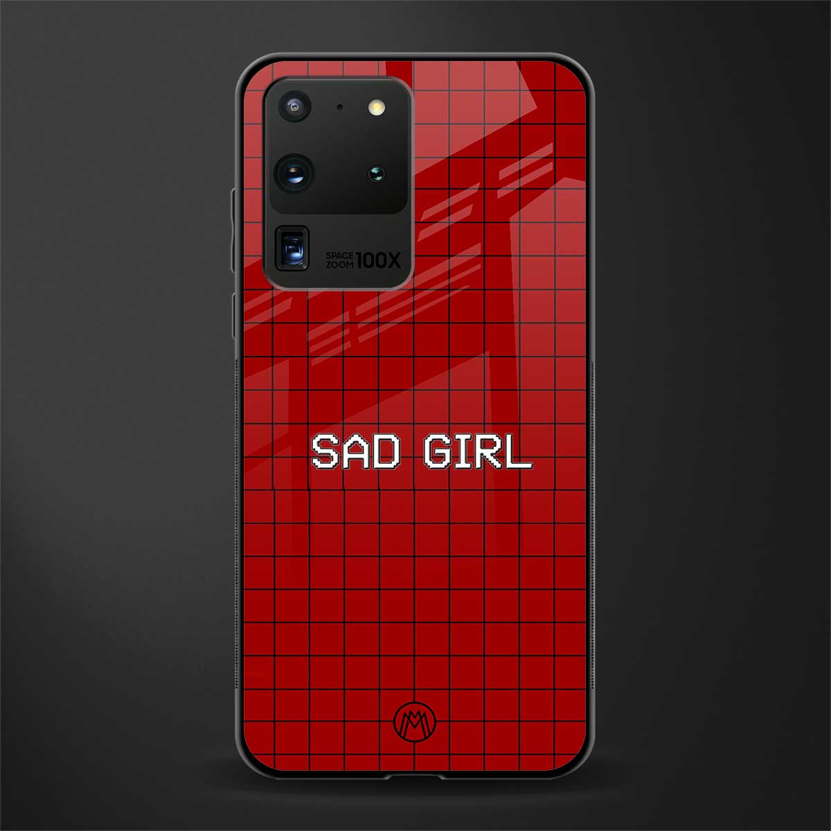 sad girl glass case for samsung galaxy s20 ultra image