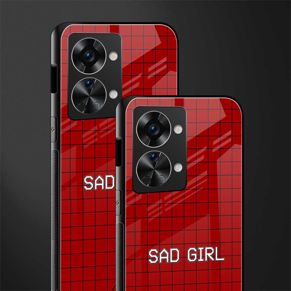 sad girl glass case for phone case | glass case for oneplus nord 2t 5g