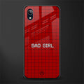 sad girl glass case for vivo y91i image