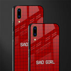 sad girl glass case for vivo v11 pro image-2