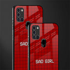 sad girl glass case for samsung galaxy a21s image-2
