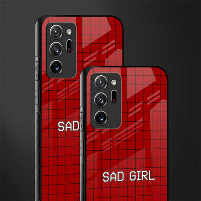 sad girl glass case for samsung galaxy note 20 ultra 5g image-2