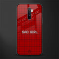 sad girl glass case for realme x2 pro image