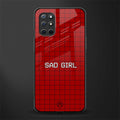 sad girl glass case for oneplus 8t image