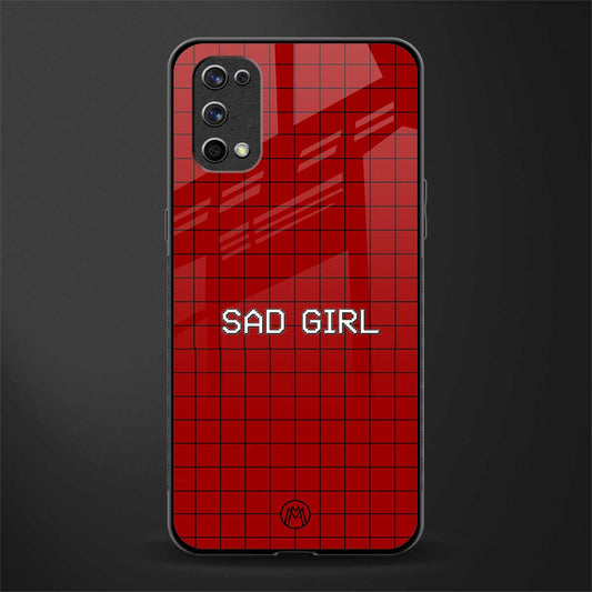 sad girl glass case for realme 7 pro image