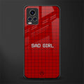 sad girl glass case for vivo v20 pro image