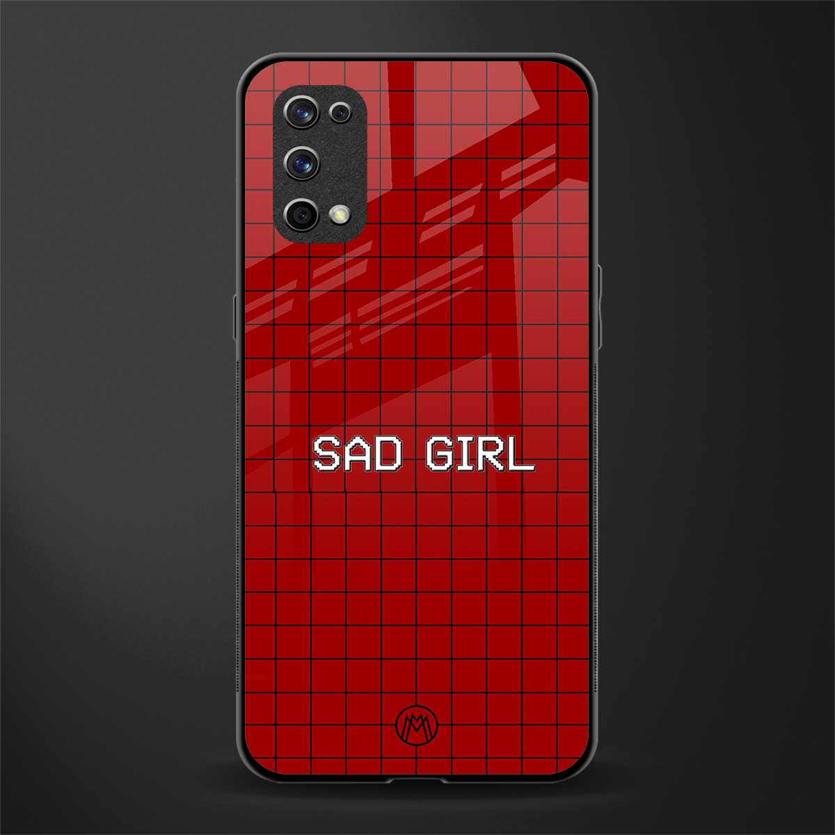 sad girl glass case for realme x7 pro image