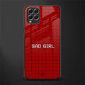 sad girl glass case for samsung galaxy f62 image
