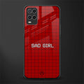 sad girl glass case for oppo a54 image