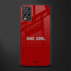 sad girl glass case for oppo a54 image