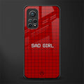 sad girl glass case for mi 10t 5g image