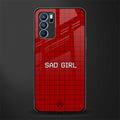 sad girl glass case for oppo reno6 pro 5g image