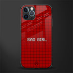 sad girl glass case for iphone 12 pro max image