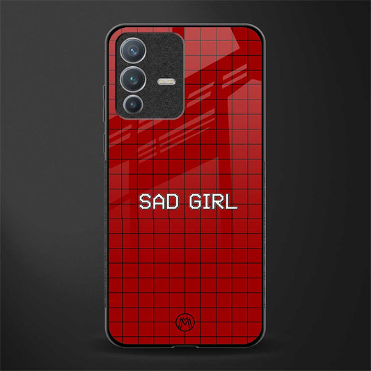 sad girl glass case for vivo v23 pro 5g image