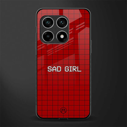 sad girl glass case for oneplus 10 pro 5g image