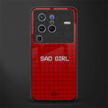 sad girl glass case for vivo x80 pro 5g image