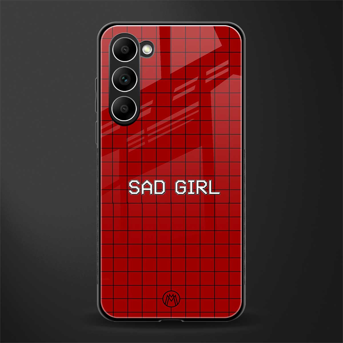 sad girl glass case for phone case | glass case for samsung galaxy s23